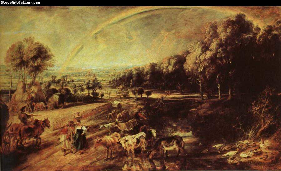 Peter Paul Rubens Rainbow Landscape